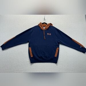 Champion Navy and Orange Hoodie